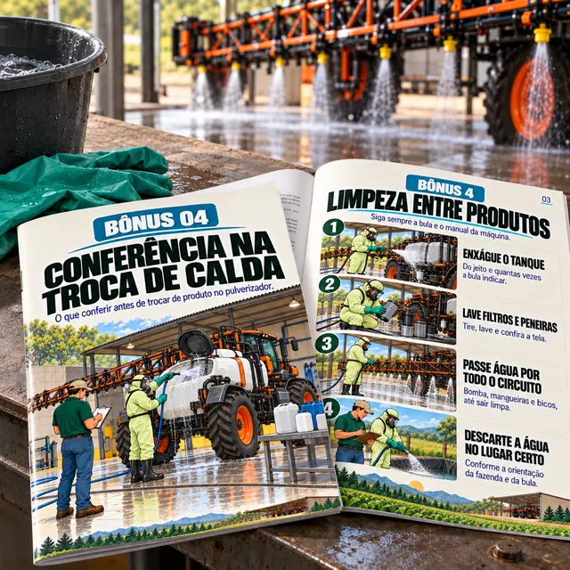 Guia Visual de Conferência na Troca de Calda